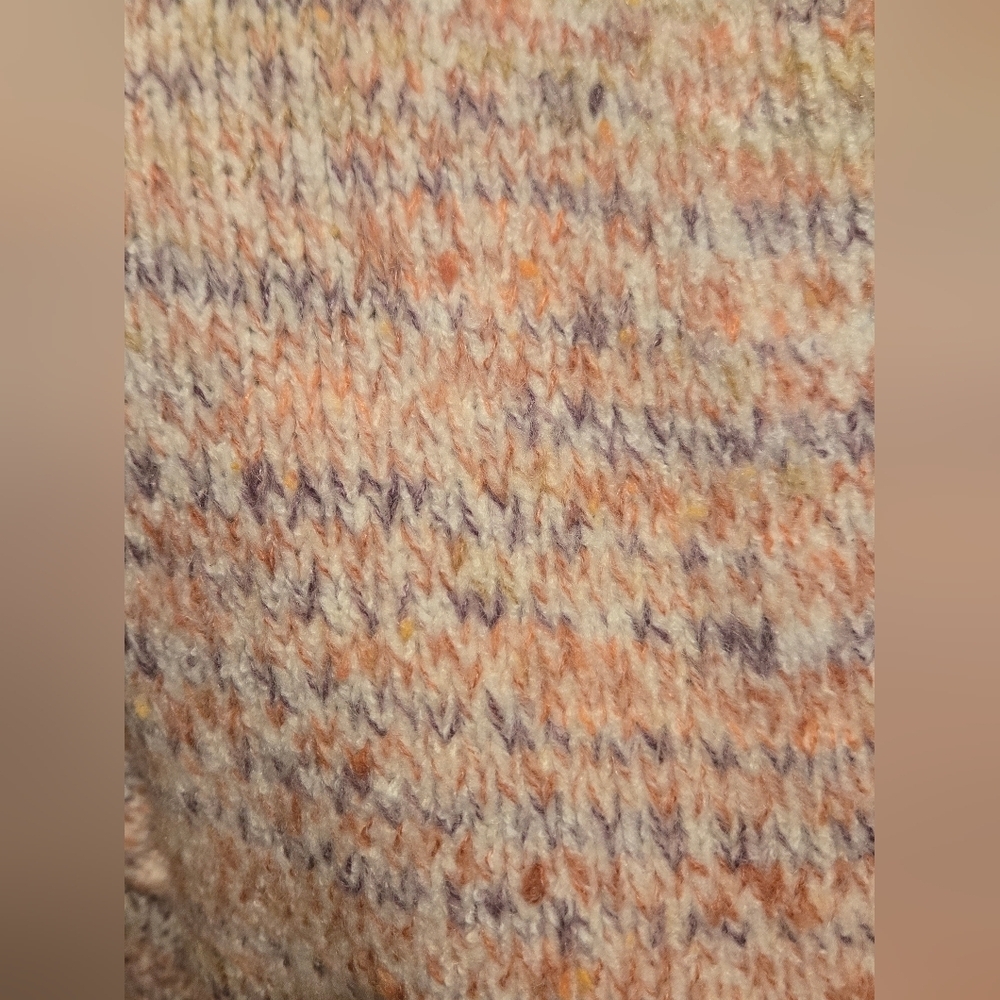 LOFT Multicolor Open Front Cardigan Sz Small - Picture 4 of 7